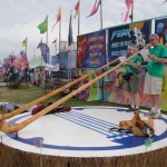 Windpower Alphorns on the Banjo stage
